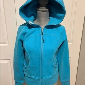 Women's Turquoise Zip-Up Hoodie